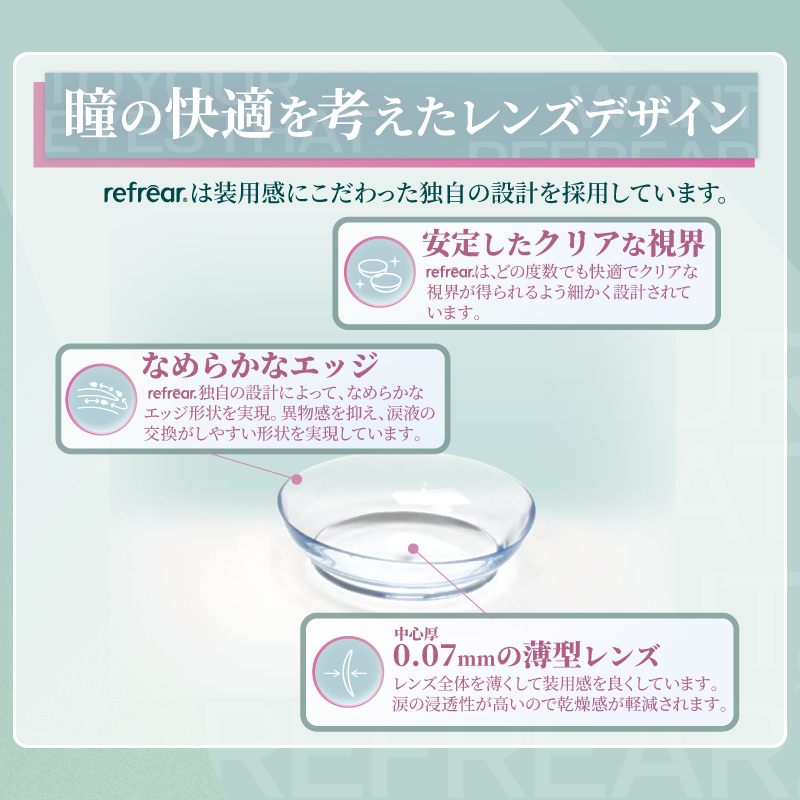 Refrear Moisture 38 1day フレアUVモイスチャー 30枚入